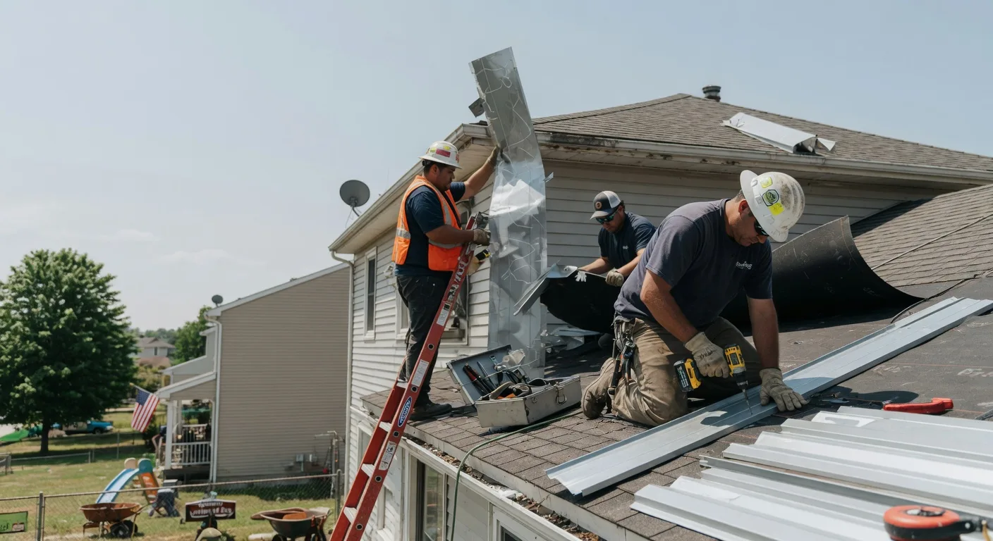 Storm Damage Metal Roof Repair in Hot Springs, VA